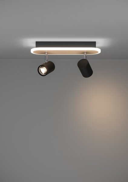 Eglo 901632 - LED точково осветително тяло RIMBOCCHI LED/12W/230V кафяво/черно