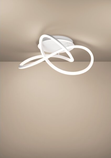 Eglo 390526 - LED димируем плафон RIAZA LED/40W/230V 2200-6500K бял + дистанционно управление