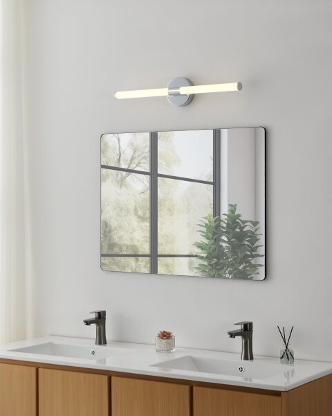 Eglo 901851 - LED осветление за огледало в банята RAMOLA LED/11W/230V 60cm IP44 хром