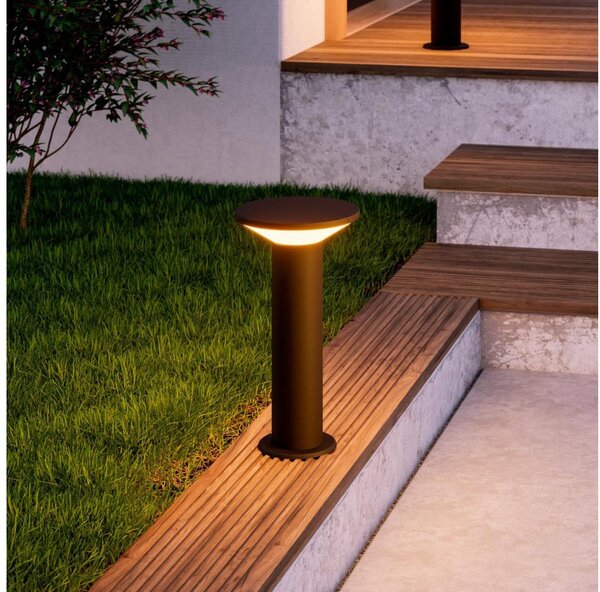 Eglo 901841 - LED външна лампа RIGOSA LED/10W/230V 35 cm IP44 черна