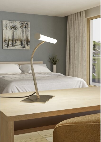 Eglo 901982 - Димируема LED настолна лампа RICCIONE LED/5W/230V 2700/4000/6500K хром