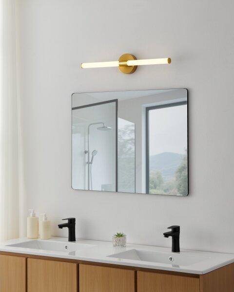 Eglo 901855 - LED банно осветление за огледало RAMOLA LED/11W/230V 60cm IP44 златисто