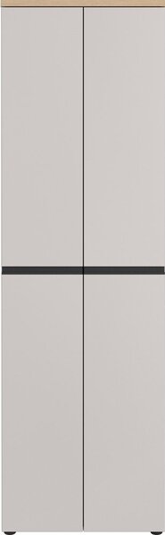 Сиво-бежов/в светло естествен цвят гардероб 59x194x41 cm Cormano – Germania