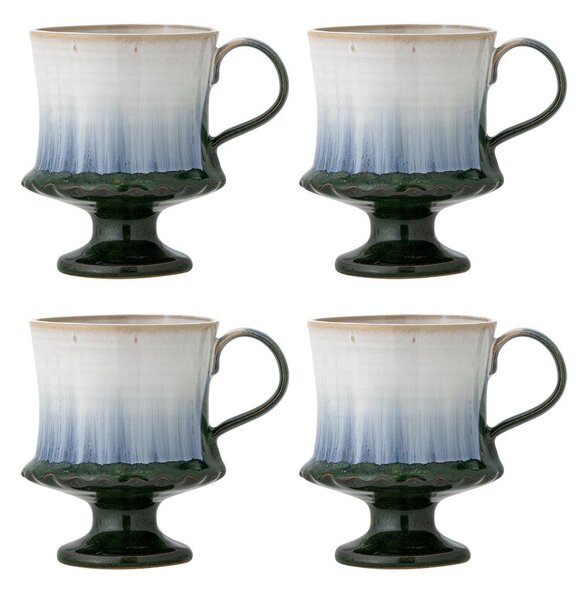 Сини глинени чаши в комплект 4 бр. 250 ml Odile – Bloomingville