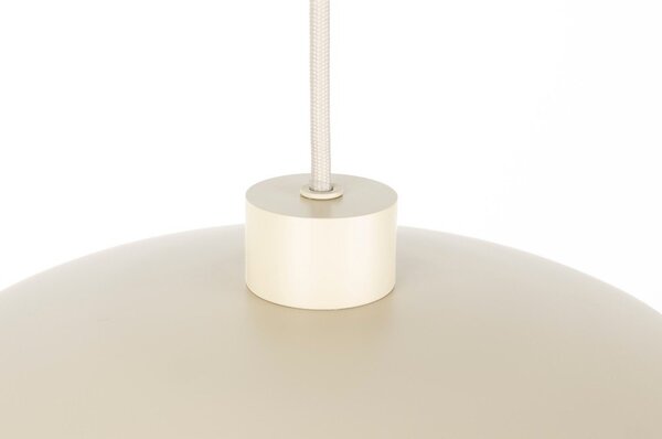 Бежово метално висящо осветително тяло ø 26,5 cm Wubbo – White Label