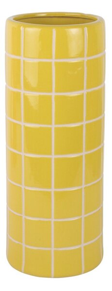 Жълта керамична ваза (височина 40 cm) Retro Tiles – PT LIVING