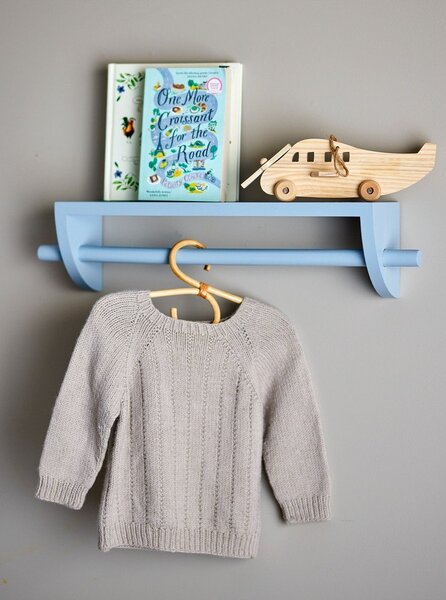 Син детски рафт от масивна Пауловния 60 cm Mingus – Bloomingville Mini