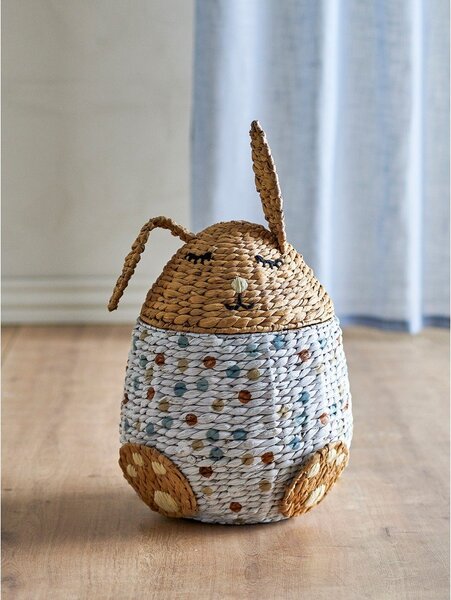 Детска кошница за играчки от воден зюмбюл ø 35x60 cm Villja – Bloomingville Mini
