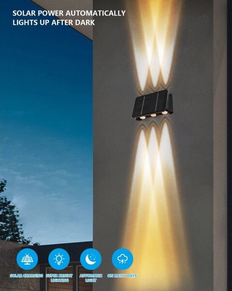 Immax 08491L - LED соларен стенен фенер с сензор LED/2W/5V IP54