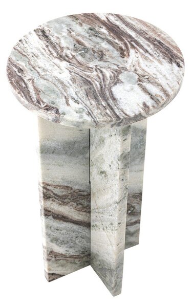 Мраморна кръгла странична масичка ø 30 cm Jasmia – Bloomingville