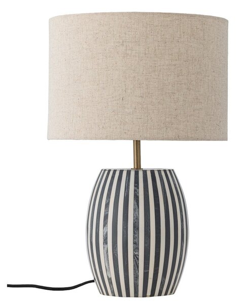Бяла/сива LED настолна лампа (височина 47 cm) Tali – Bloomingville