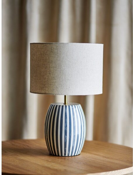 Бяла/сива LED настолна лампа (височина 47 cm) Tali – Bloomingville