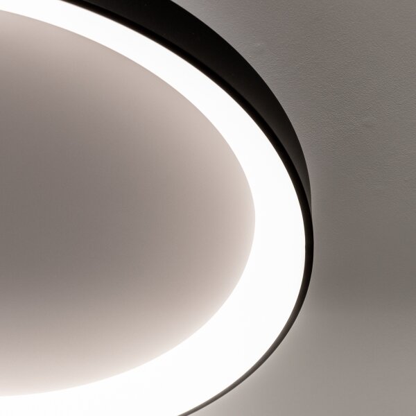 Brilagi - LED димируемо осветително тяло FALCON II LED/108W/230V 3000-6500K Ø 80 см черно + дистанционно управление