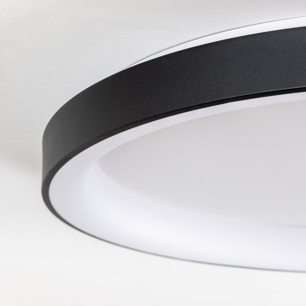 Brilagi - LED димируемо осветително тяло FALCON II LED/108W/230V 3000-6500K Ø 80 см черно + дистанционно управление