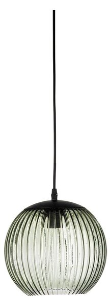 Зелено стъклено LED висящо осветително тяло ø 23 cm Sybia – Bloomingville