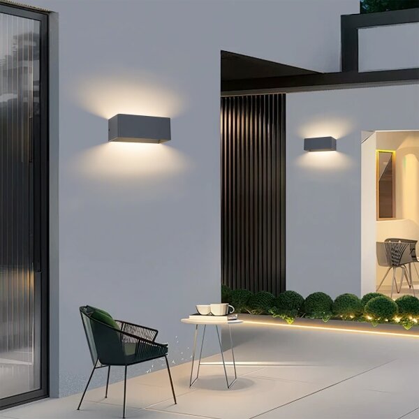 Brilagi - LED външно стенно осветително тяло DONNANI LED/7W/230V антрацит IP44