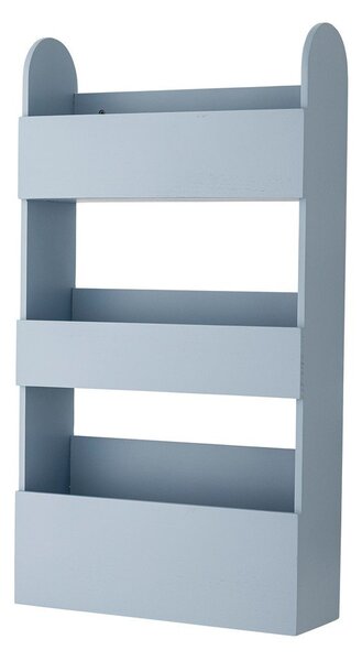 Синя детска библиотека от масивна Пауловния 38x70x12 cm Moris – Bloomingville Mini