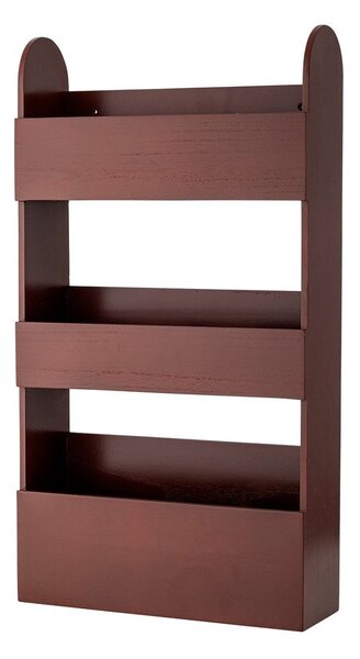 Червена детска библиотека от масивна Пауловния 38x70x12 cm Moris – Bloomingville Mini