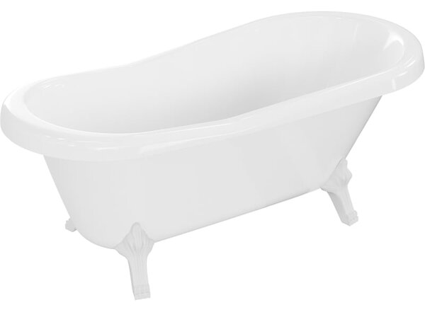Mexen Retro свободностояща вана 150 x 73 см, бяла, бели крака - 53251507300-20