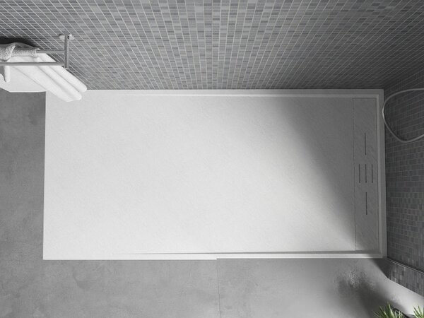 Mexen Amon правоъгълна душ корито SMC 160 x 90 cm, бяла - 4F109016