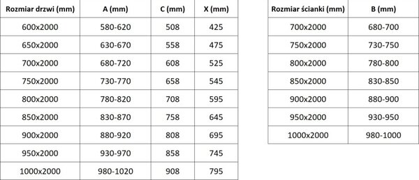 Mexen Exo-BR душ кабина с отваряеми врати 90 x 90 см, прозрачна, хром