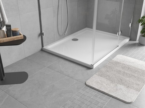 Mexen Flow правоъгълна тънка душ корито 90 x 80 см, бял гланц - 46R108090