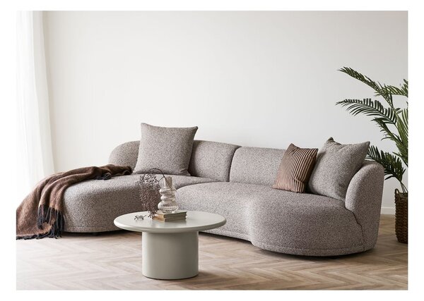 Кремава кръгла масичка за кафе ø 80 cm Nagano – House Nordic