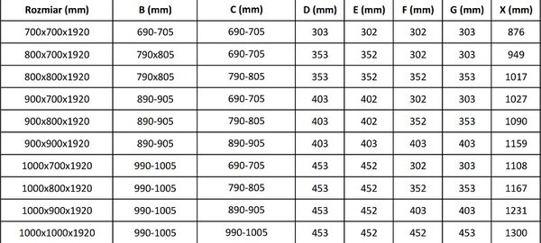 Mexen Lima Душ кабина Duo с двукрили врати 90 x 70 см, прозрачна, хром - 856-090-070-02-00