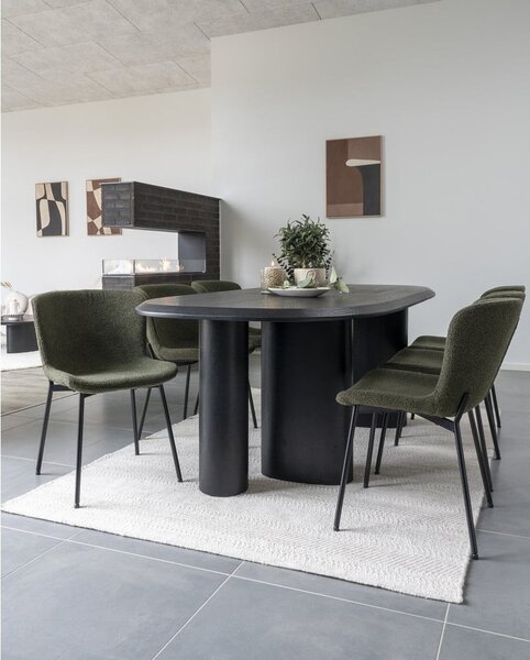 Трапезна маса с ясенов плот 100x220 cm Tirano – House Nordic