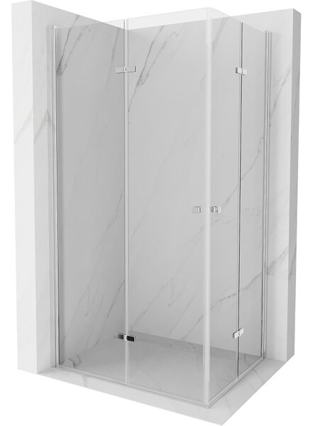 Mexen Lima Душ кабина Duo с двукрили врати 90 x 70 см, прозрачна, хром - 856-090-070-02-00