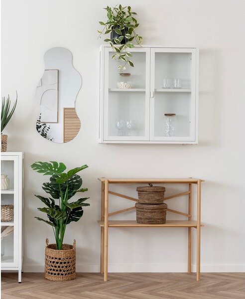 Бамбукова конзолна маса в естествен цвят 32x83 cm Manaus – House Nordic