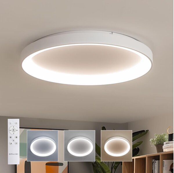 Brilagi - LED димируемо осветително тяло FALCON II LED/108W/230V 3000-6500K Ø 80 см бяло + дистанционно управление