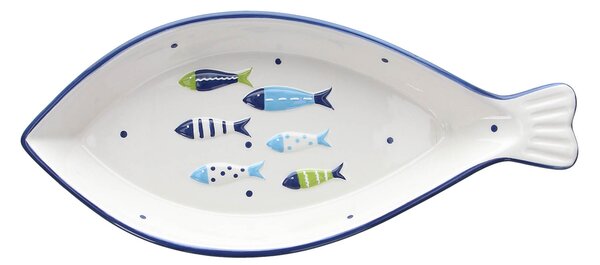Плато за сервиране TOGNANA Relief Aquatic, форма на риба, 30.5см