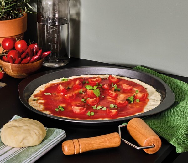 Дървена точилка за тесто TOGNANA Grancucina Utensili Planet Pizza, 19х11см