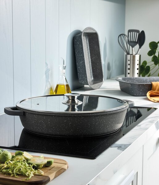 Форма за печене на торта TOGNANA Mythos Marble Nero Floatech, 24см, сива
