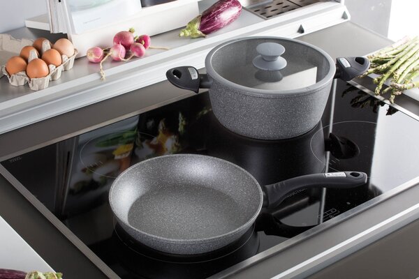 Форма за печене на торта TOGNANA Mythos Marble Nero Floatech, 24см, сива