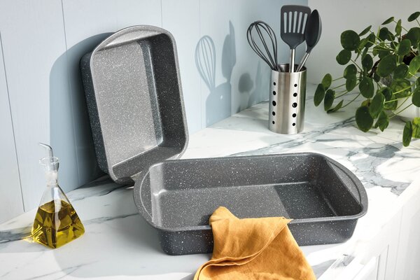 Форма за печене на торта TOGNANA Mythos Marble Nero Floatech, 24см, сива