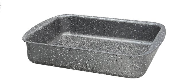 Тава за лазаня TOGNANA Mythos Marble Nero Floatech, 35х25см, сива