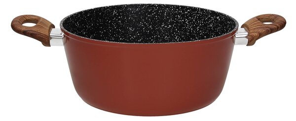 Касерола TOGNANA Rustic Stone, две дръжки, 20см, червена