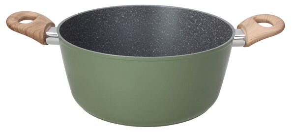 Касерола TOGNANA Stone Sage, две дръжки, 24см, зелена