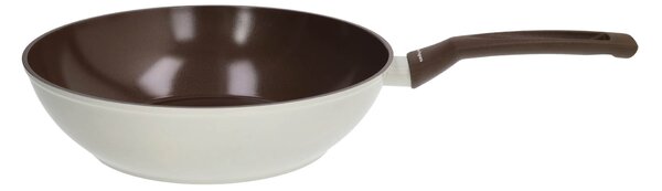 Уок тиган 28cm TOGNANA Sintonia, без PFAS, 28см, бежово-кестеняв