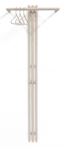 Кафяво-сива стоманена стенна закачалка 65 cm Senza – Spinder Design