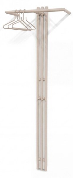 Кафяво-сива стоманена стенна закачалка 65 cm Senza – Spinder Design