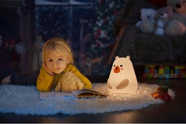 Osram - LED RGBW Детска сензорна лампа NIGHTLUX BEAR LED/0,7W/3,7V 1200 mAh