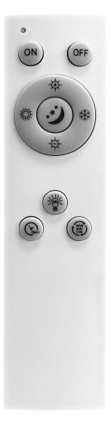 Osram - димируемо LED таванно осветително тяло PLANON EASYFIX LED/24W/230V IP54 черно + с дистанционно управление