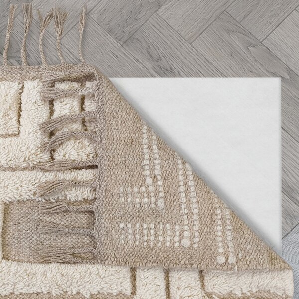 Килим, Greek Key Flair Rugs, натурален, 120x170 см