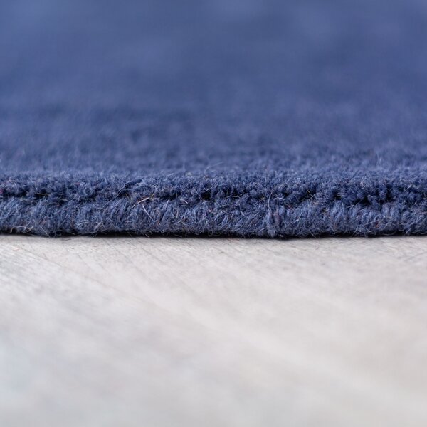 Кръгъл килим, Mia Segment Flair Rugs, син, 150x150 см