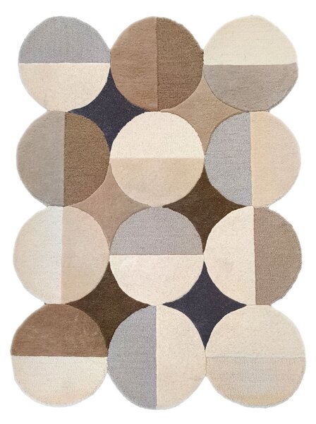 Килим, Mia Ellipse Flair Rugs, натурален, 120x170 см