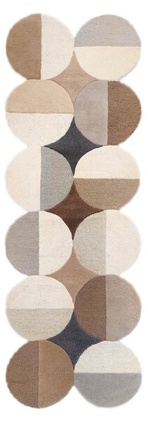 Килим пътека, Mia Ellipse Flair Rugs, натурален, 80x230 см