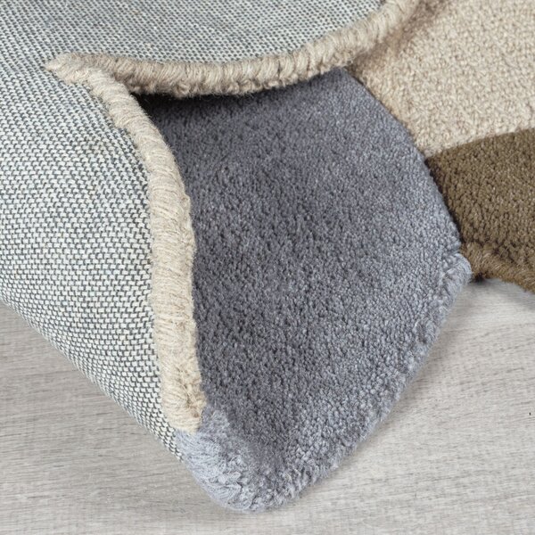 Килим, Mia Scallop Frame Flair Rugs, натурален, 160x230 см
